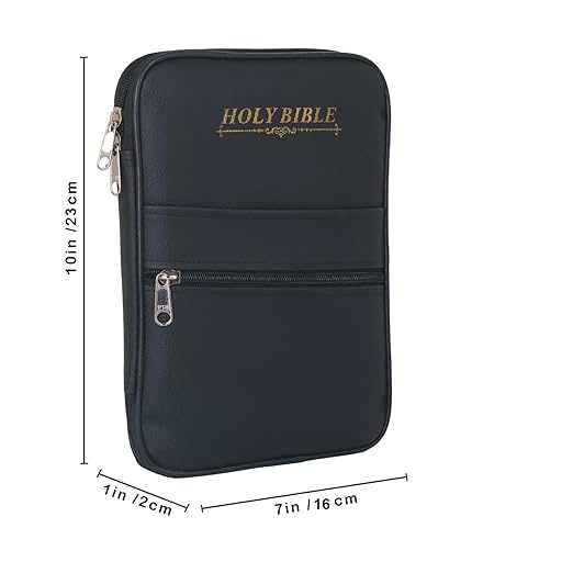 Tanglish Bible  Cover | Regular Sizes (Black, 23x3x16 - (LxBxW)
