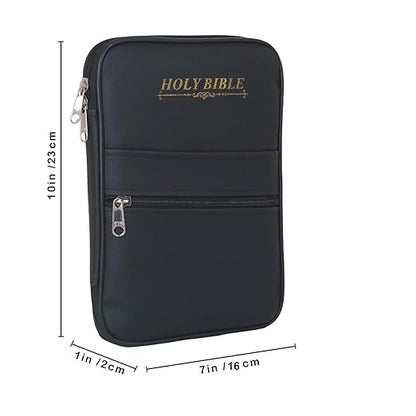 Tanglish Bible  Cover | Regular Sizes (Black, 23x3x16 - (LxBxW)