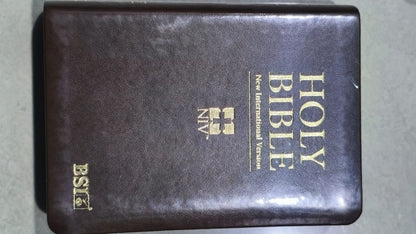 Holy Bible NIV Slimline Red Letter Edition | New International Version Study Bible | Compact Daily Reading Scripture Book | Premium Bound Christian Prayer & Worship Book By BSI (Hardcover, Bible Society of India) | Multi Color option