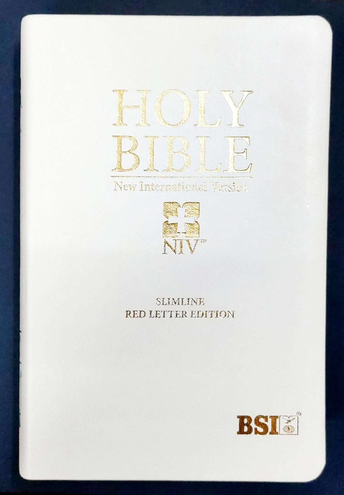Holy Bible NIV Slimline Red Letter Edition | New International Version Study Bible | Compact Daily Reading Scripture Book | Premium Bound Christian Prayer & Worship Book By BSI (Hardcover, Bible Society of India) | Multi Color option